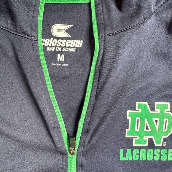 Notre Dame 1/4 zip - Men’s M - Picture 2 of 3